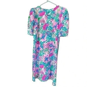 Lilly Pulitzer the Harriet dress, preppy mandevilla baby paradise petal-SZ-small